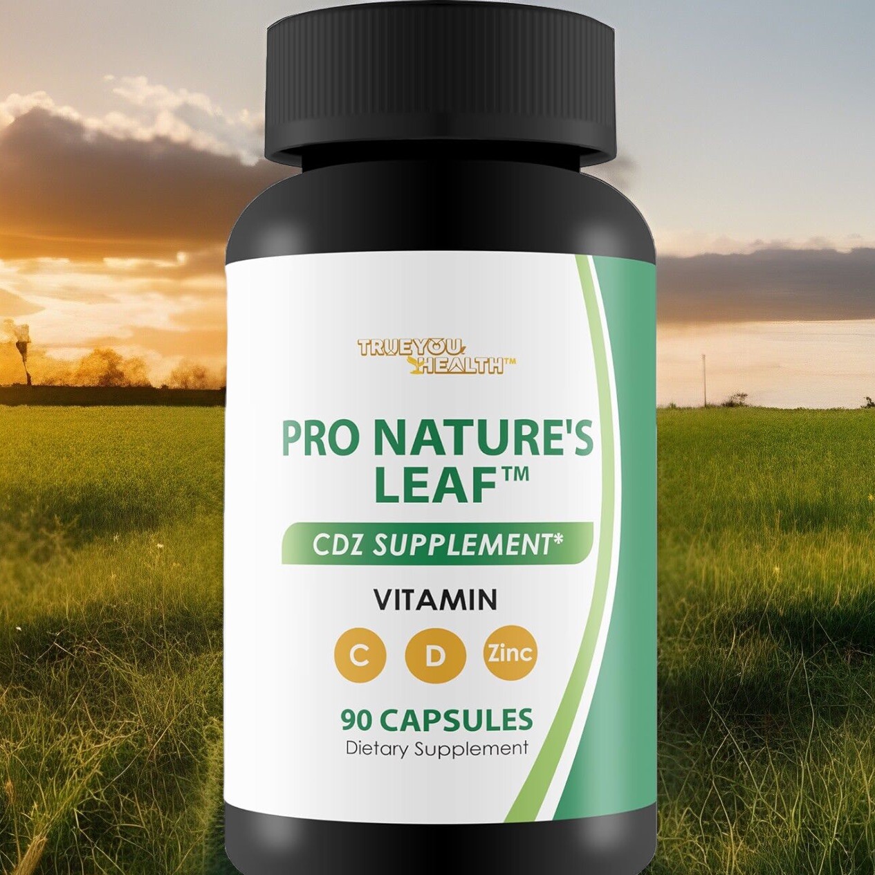 USA Made CDZ Vitamins + Turmeric Supplement Vitamin C D & Zinc Energy Boosting