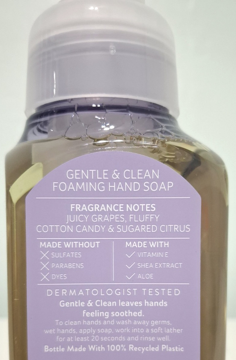 Bath & Body Works – Cotton Candy Grape – Foaming Hand Soap – Set of 4 New!