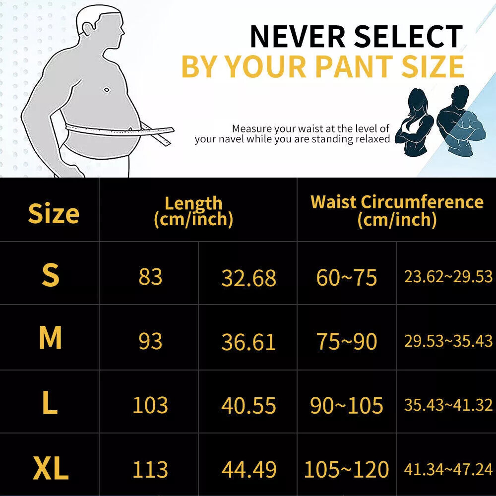 Lower Back Brace Copper Lumbar Support Waist Belt For Men Women Pain Relief