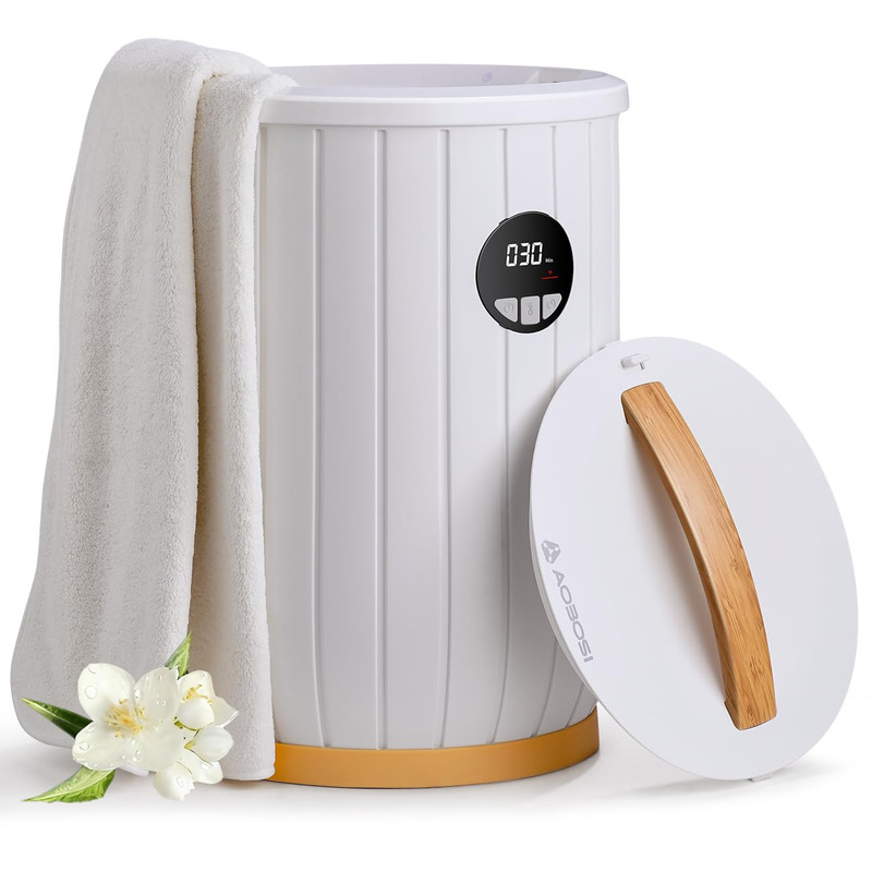 Aaobosi Large Towel Warmers For Bathroom Digital Display20L 4 Timer Auto Shut