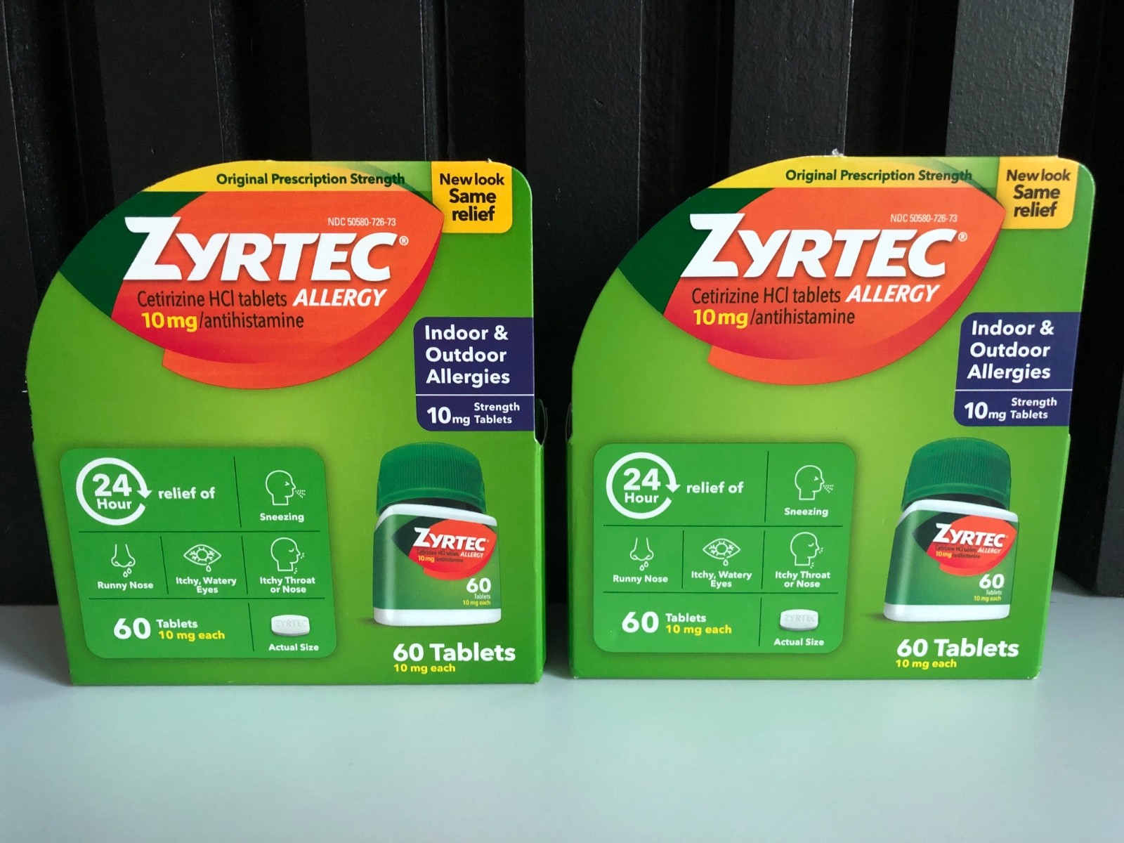 Zyrtec 10mg Allergy Tablets – 120 Count Exp 2028 Brand new