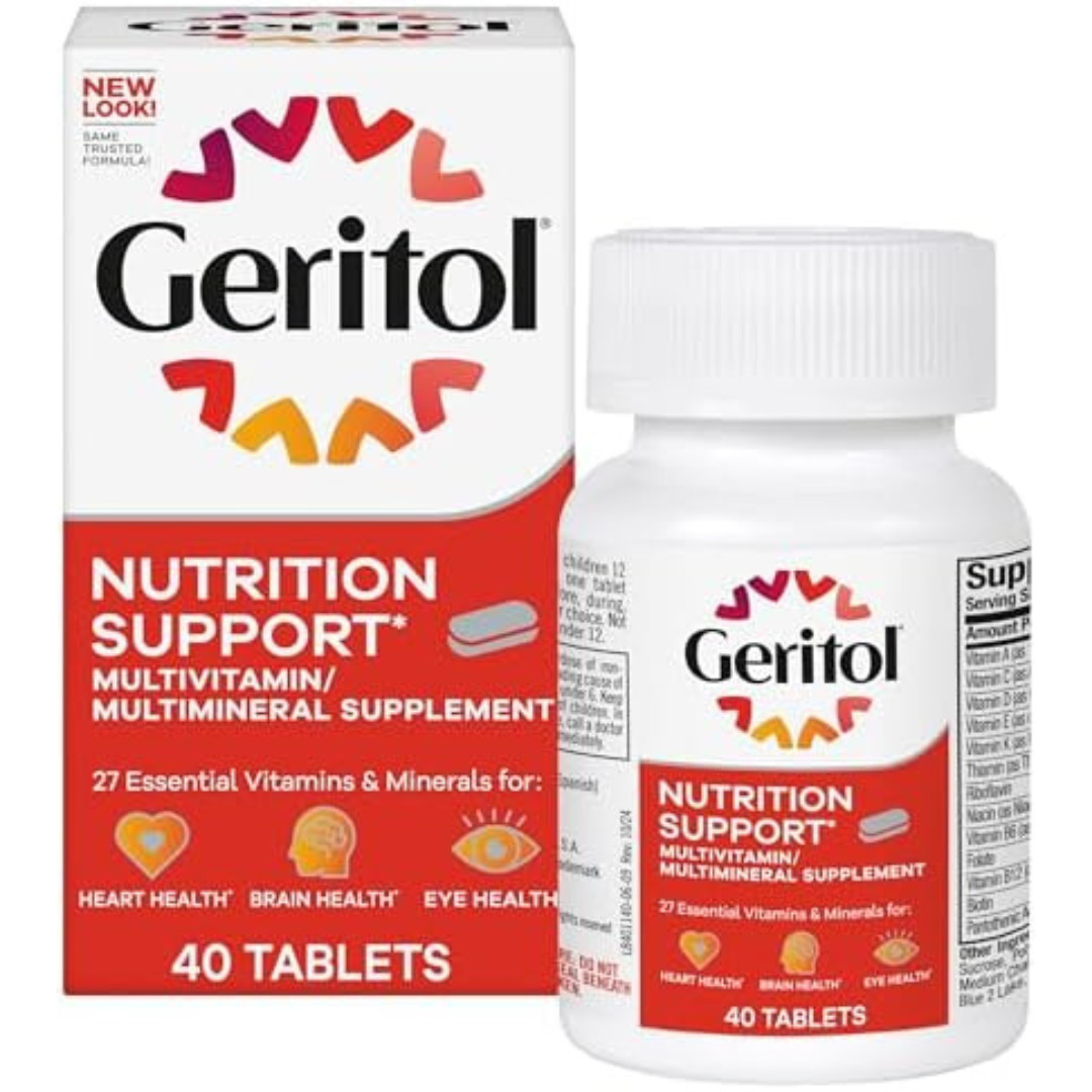 Geritol, Multivitamin Supplement, Contains B-Vitamins, Antioxidants,…