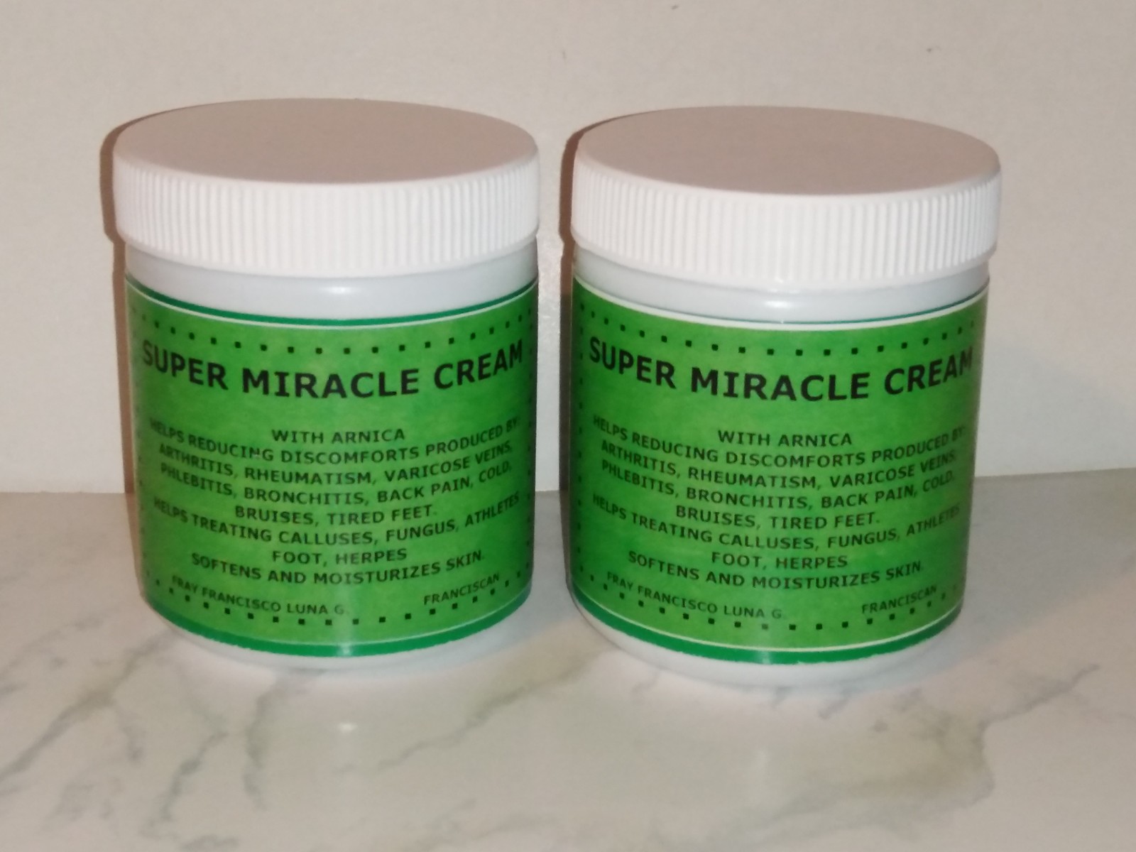 2 Super Crema Milagro / Pomada Cramps Bruise Joints Miracle Ointment Arnica 2PC