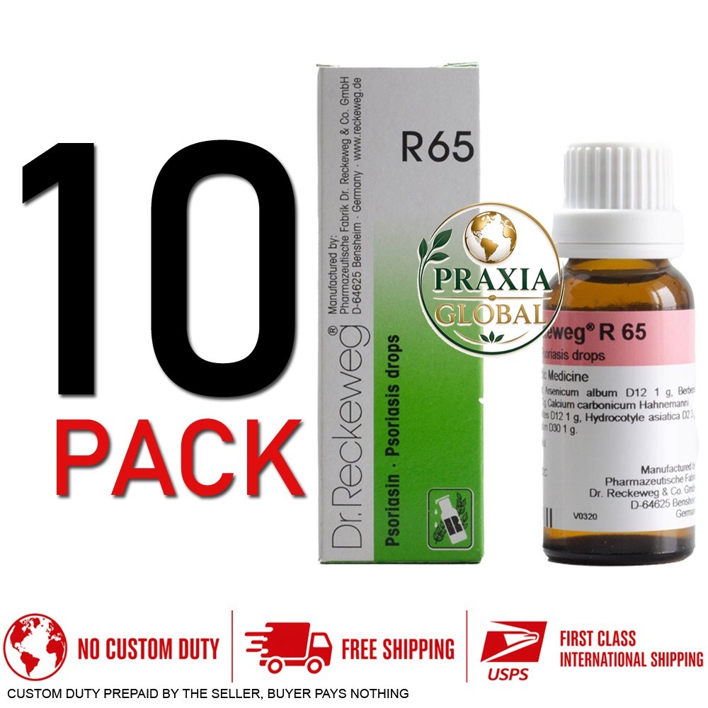 Dr Reckeweg R65 Drops 22ml SUPER SAVER PACK OF 10 Bottles