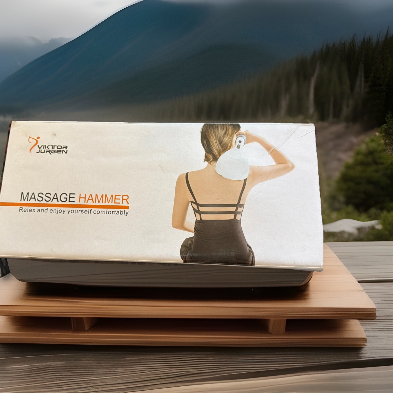 VIKTOR JURGEN Handheld Back Massager – Double Head Electric Full Body