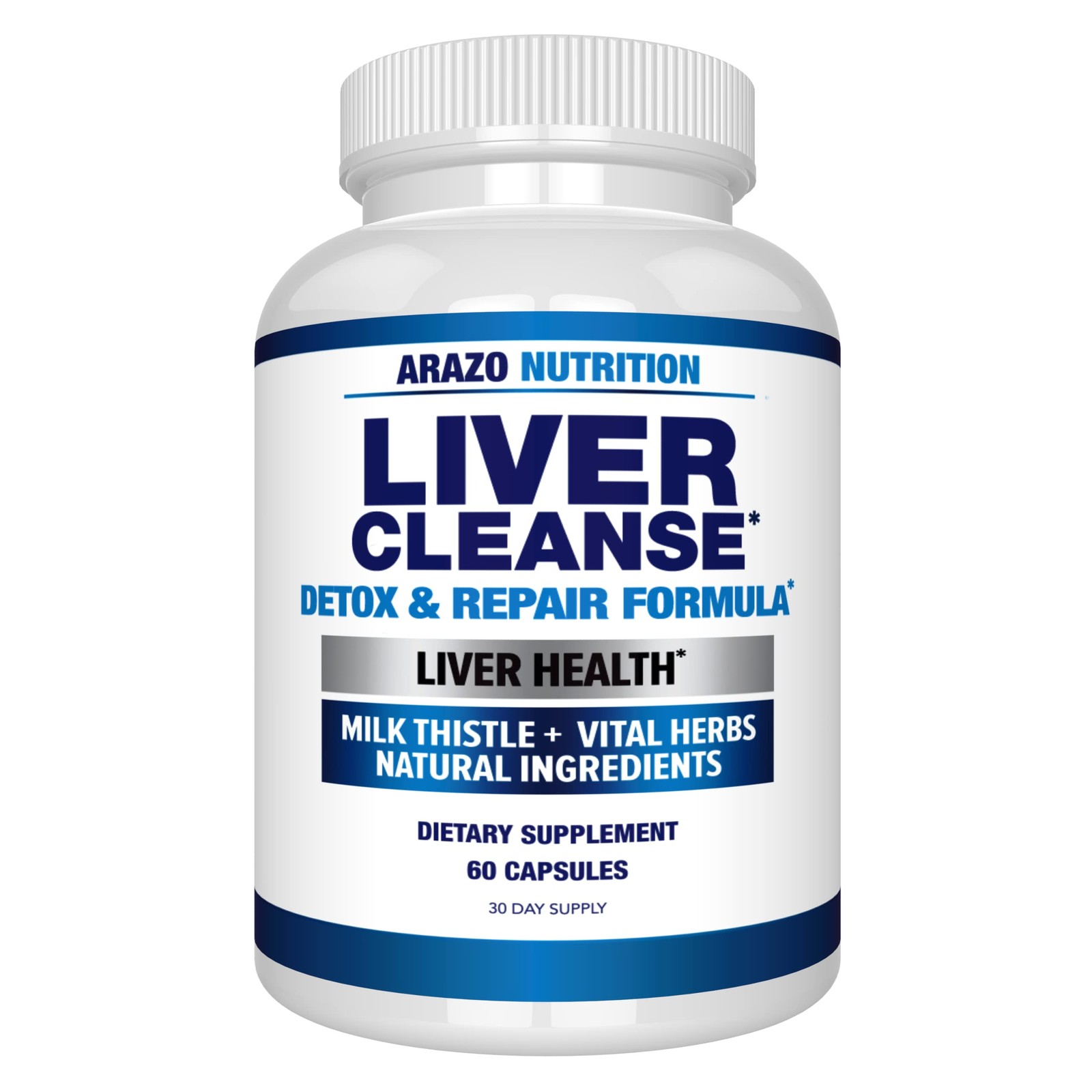 Arazo Nutrition Liver Cleanse Detox & Repair Formula –