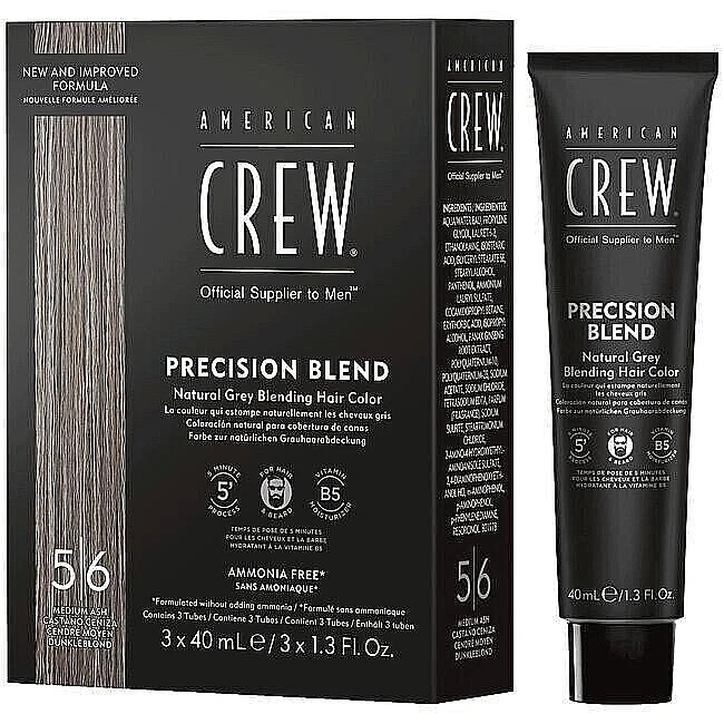 American Crew Precision Blend Professional Medium Ash Color 3 x 1.3 fl oz