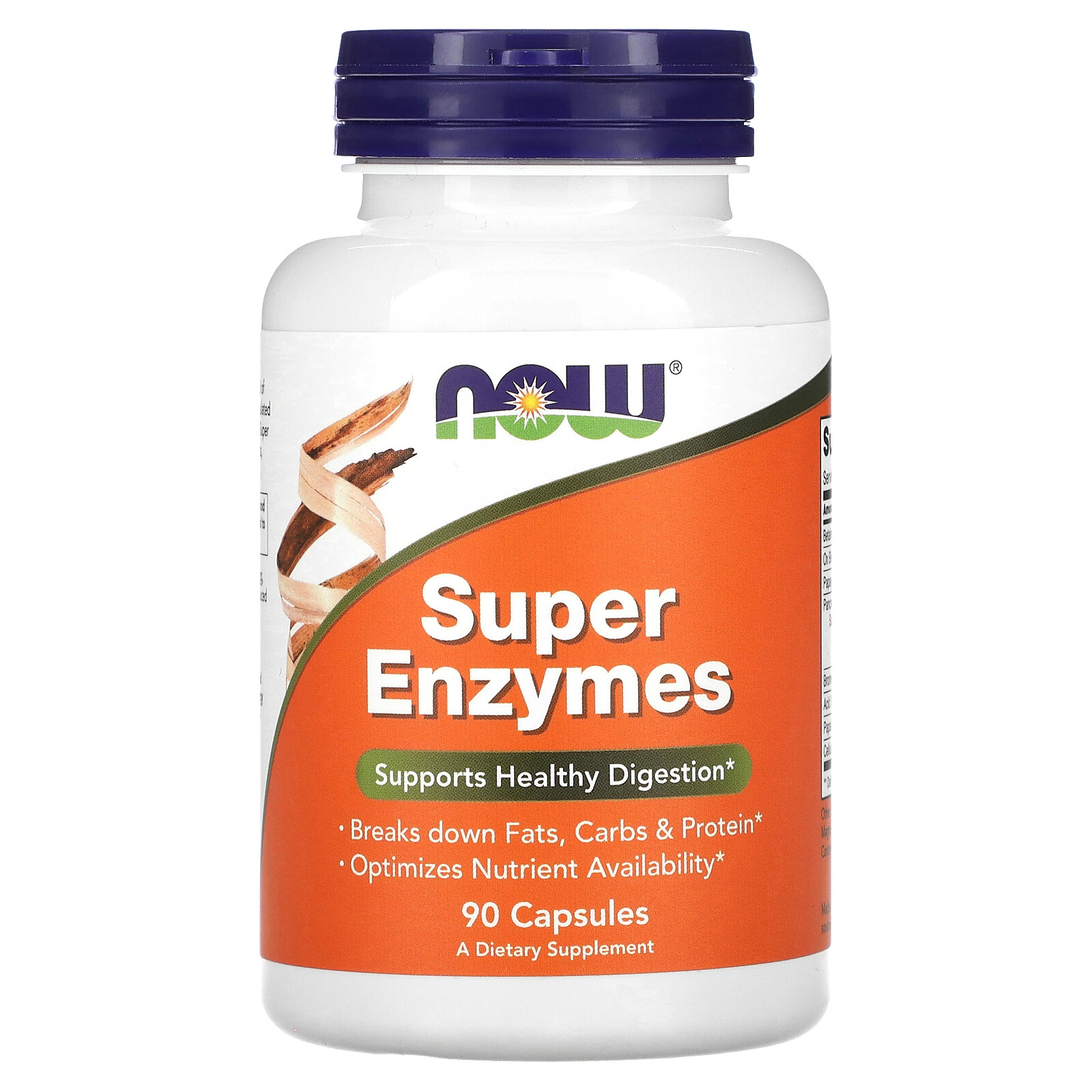 Now Foods Super Enzymes 90 Capsules GMP Quality Assured