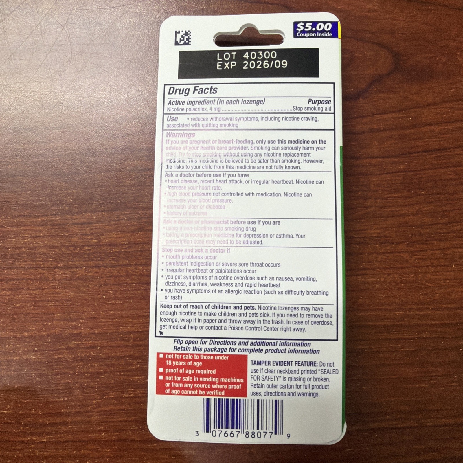 Nicorette Mini Lozenge Mint – 4MG (20CT) 12 Packs
