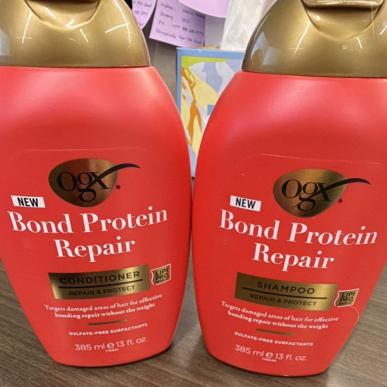 OGX Bond Protein Repair Shampoo & Conditioner Wheat Protein 13 fl oz