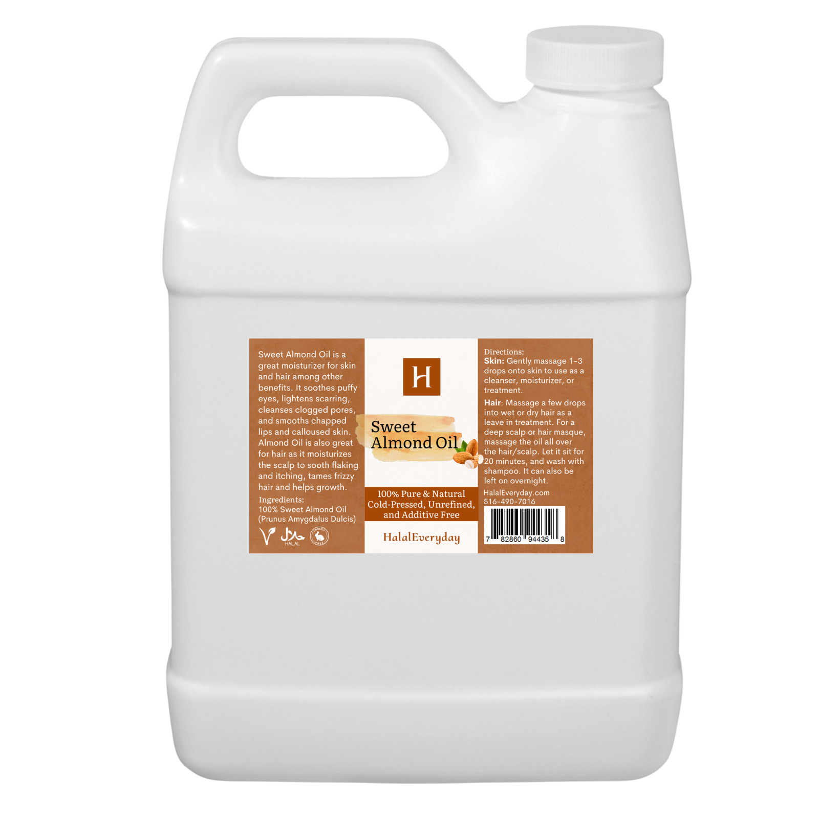 32 oz. Carrier Oil Bulk 100% Pure Natural Cold Pressed For Skin, Hair, DIY