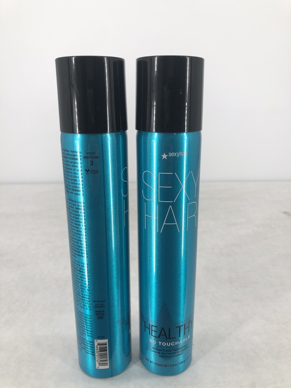 SexyHair Healthy So Touchable Weightless Hairspray 9 oz (2 Pack) – New