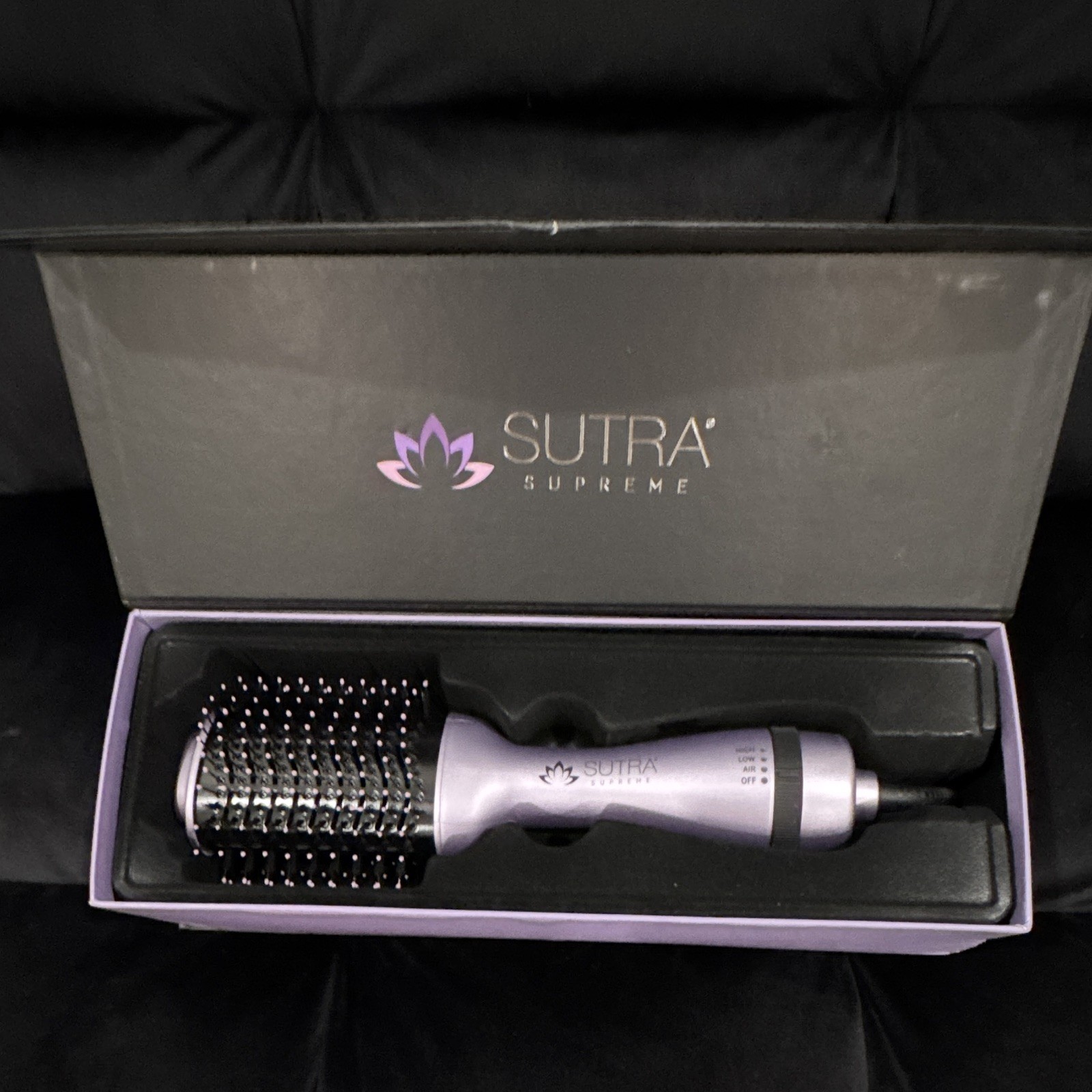 Sutra Supreme Professional 3” Blowout Brush Purple – New in Box Ionic Tourmaline