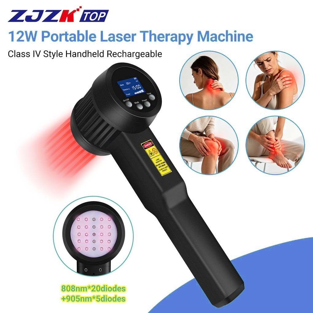 12W 808nm 905nm LLLT Laser Therapy for Body Pain Relief Inflammation Arthritis
