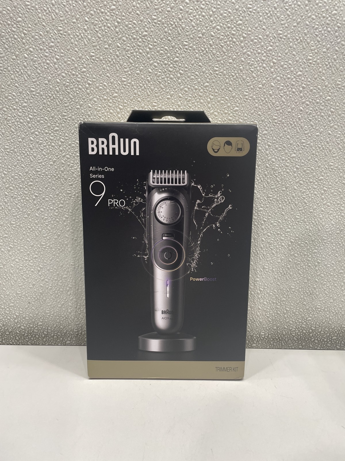 Braun All-In-One Series 9 Pro Men’s Electric Hair Trimmer Kit, Chrome AIO9570