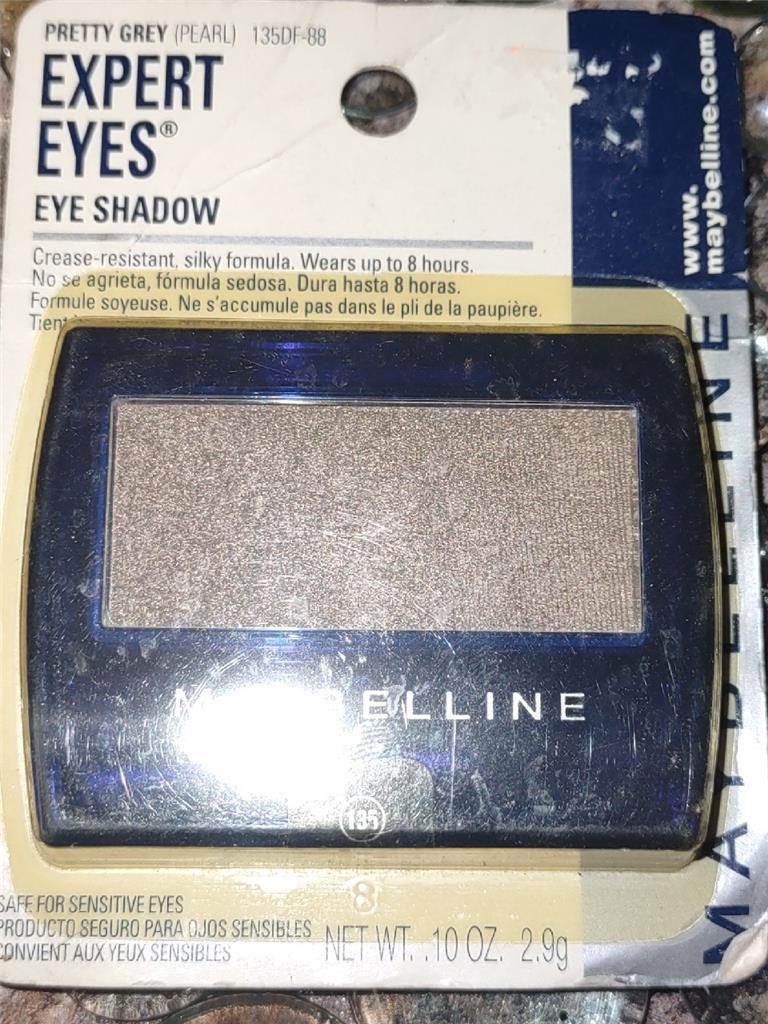 ONE(1) Maybelline Expert Eyes Eyeshadow PRETTY GREY Sealed *Rare/CARDED
