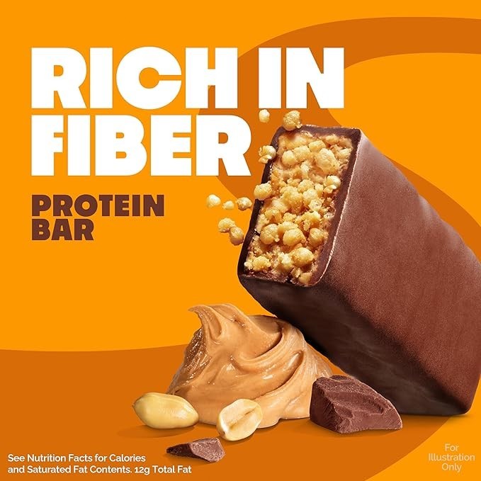 Quest Crispy Chocolate Peanut Butter Hero Bar – 18g Protein, 1g Sugar, Keto Frie