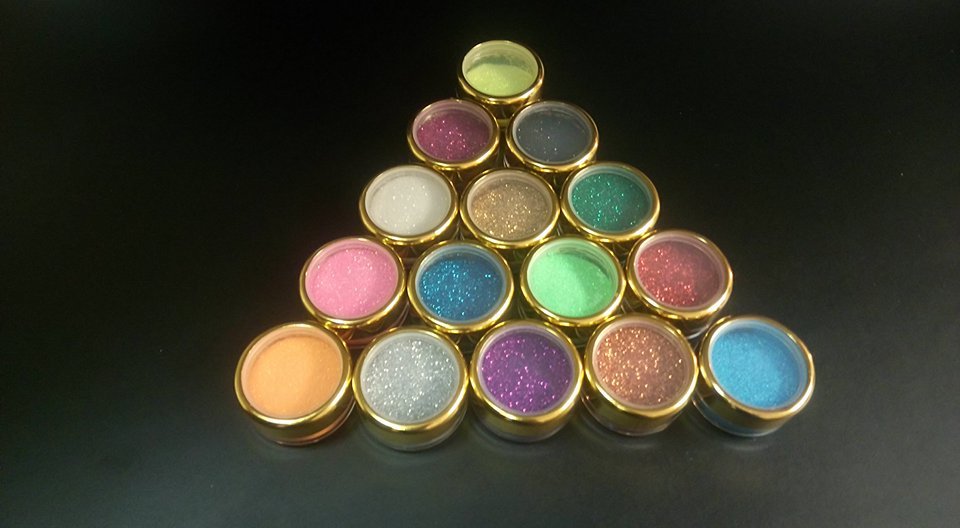 10 grams glitter (2 x 5 gram jars) for glitter tattoos 17 colors to choose