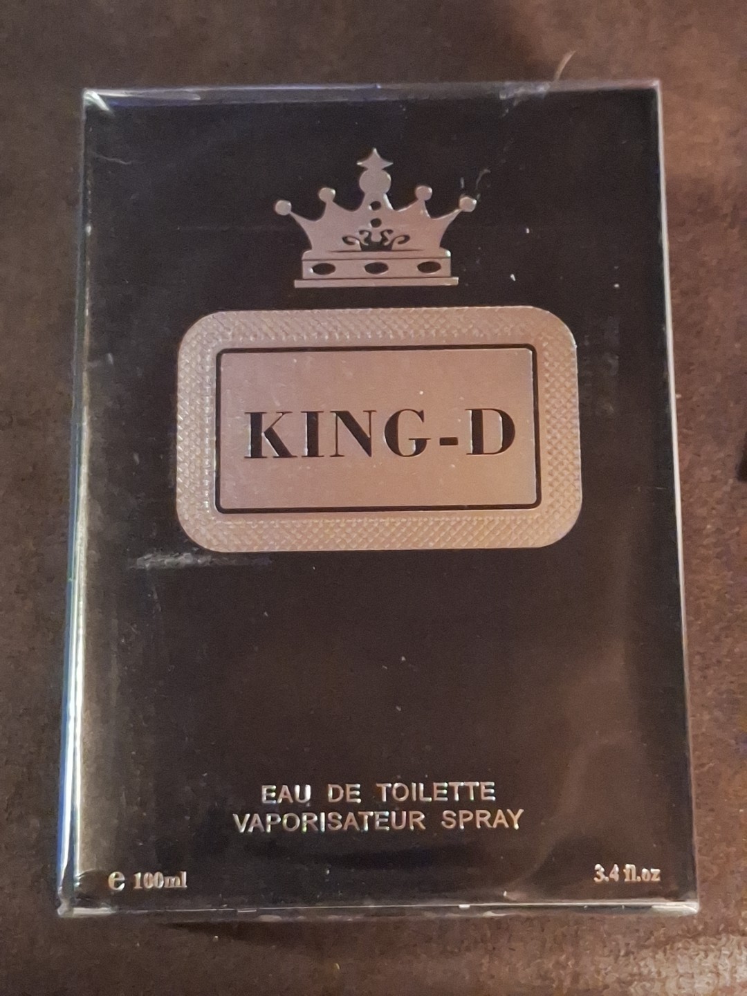 EBC Collection KING-D BLACK Cologne for Men 3.4oz 100ml EDT New Sealed