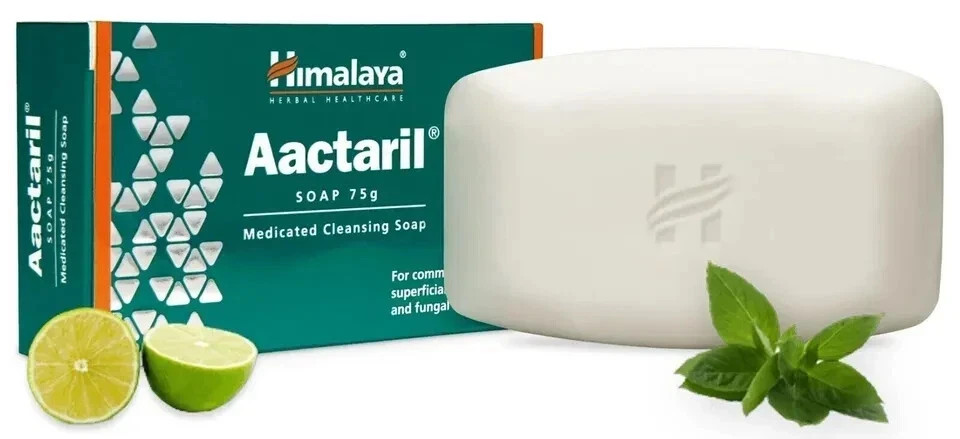 Himalaya Aactaril Soap Pack of 10 X 75g Fungal Medicated Herbals Free Ship 2028