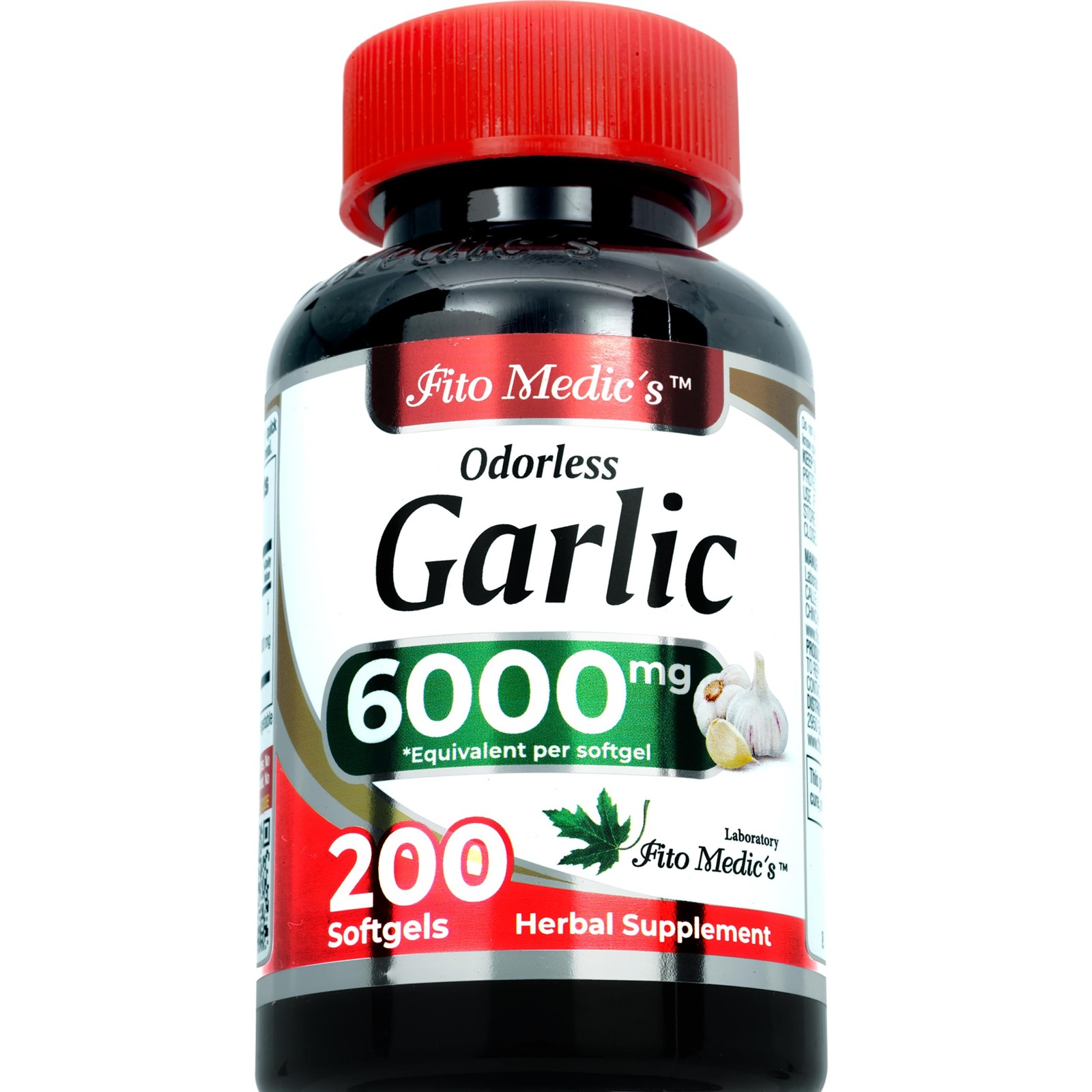 FITO MEDIC’S Garlic Pills | Supplements | 200 200 Count (Pack of 1)