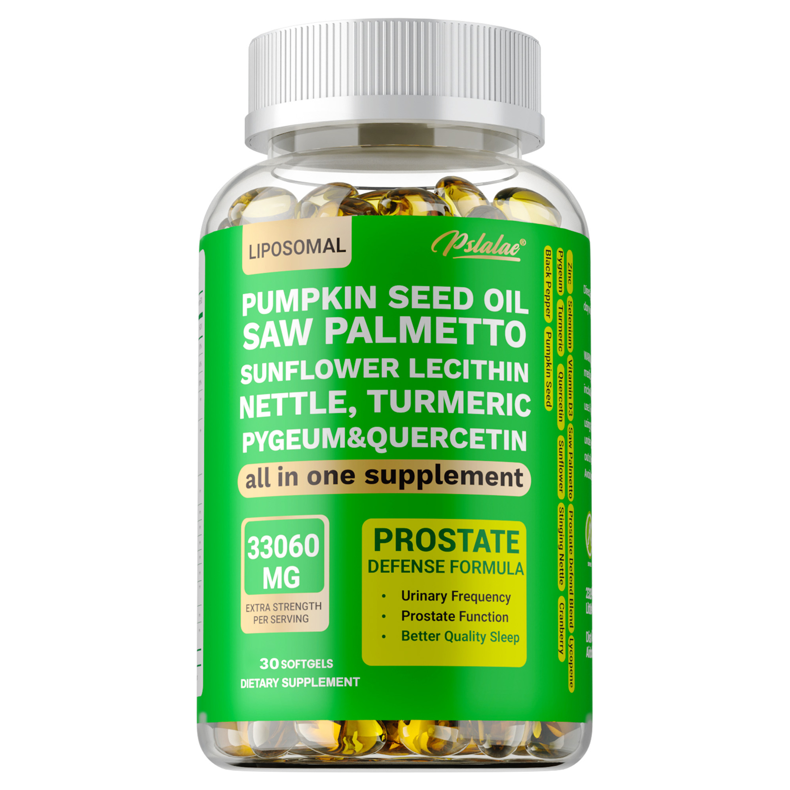 Pumpkin Seed Oil – Saw Palmetto, Lycopene, Prostate Health, Hair Growth