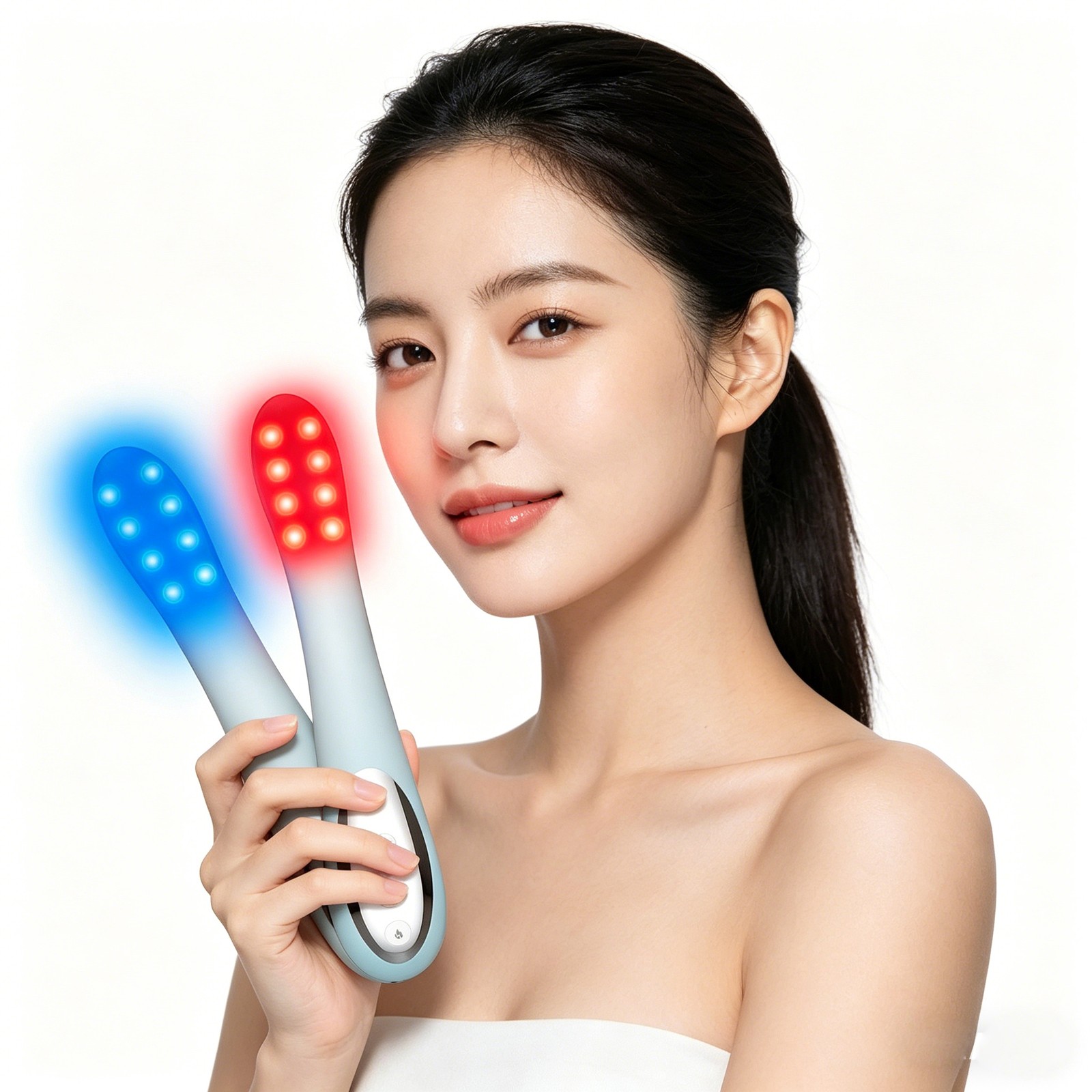 Vaginal Tightening Rejuvenation Wand Red Blue Yellow Light Incontinence Therapy