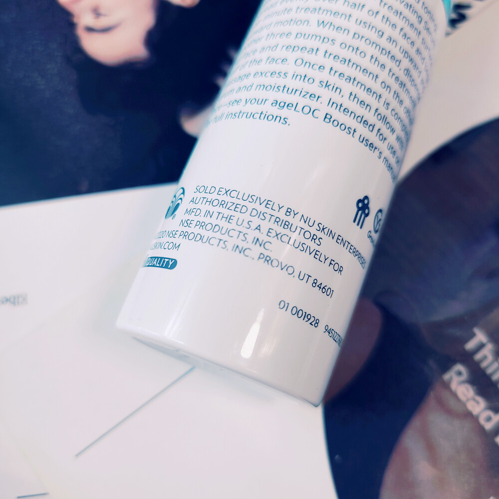 2 of Nu Skin NuSkin ageloc boost activating serum with box + 1 shoulder bag# 164