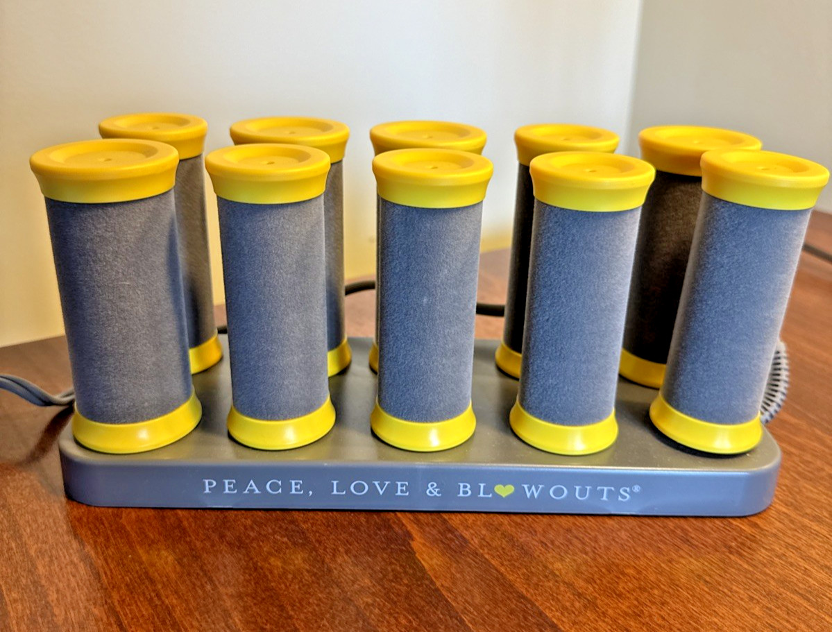 Drybar The Roller Club set, Ceramic Hot Rollers 1.5 & 1.75in