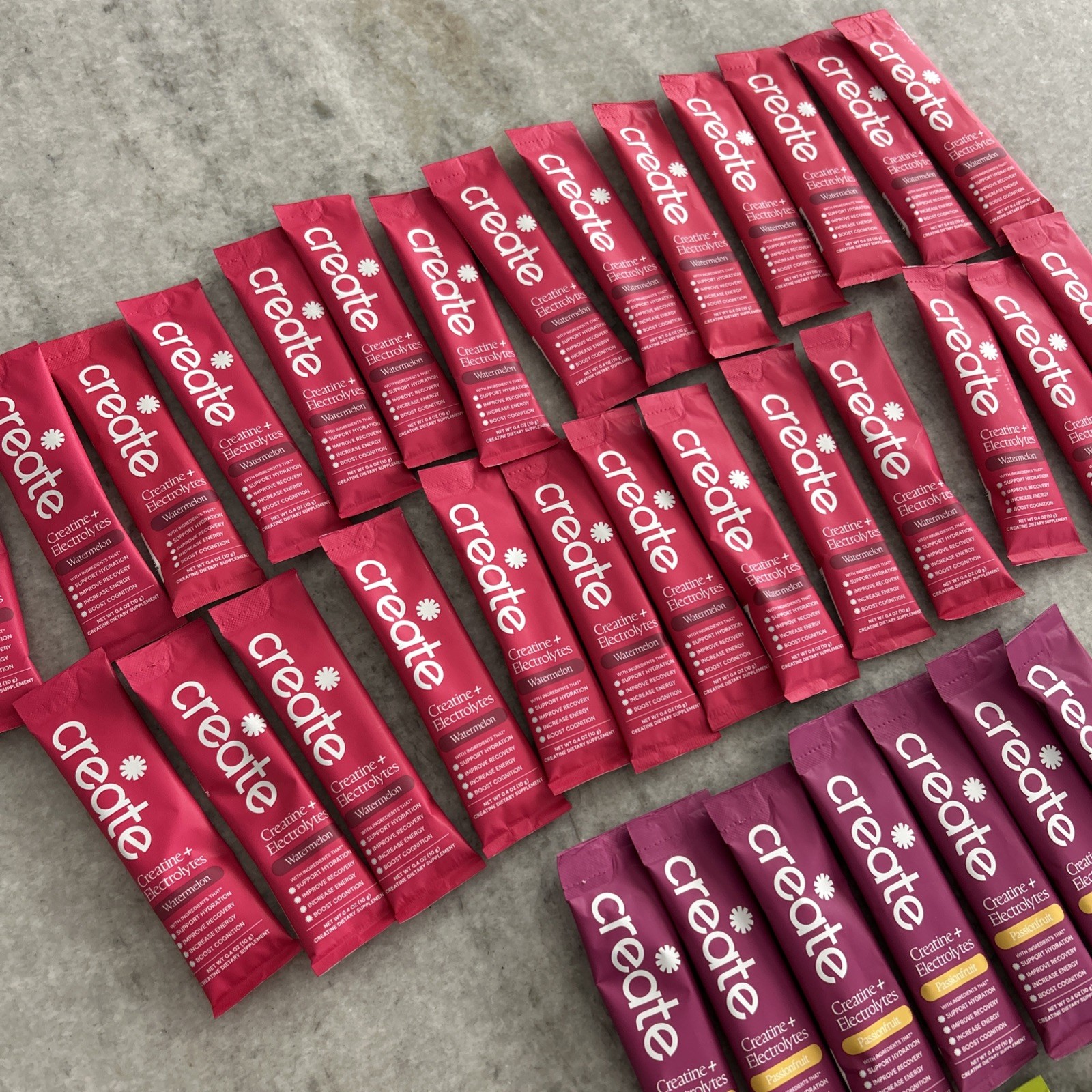 Create Creatine Monohydrate Powder Sticks-39 Variety