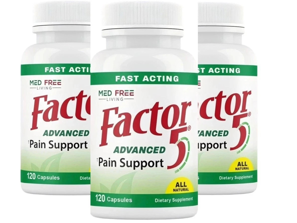 Med Unoccupied Living Factor 5 Support Joint and Muscle Natural Complex 120 Caps