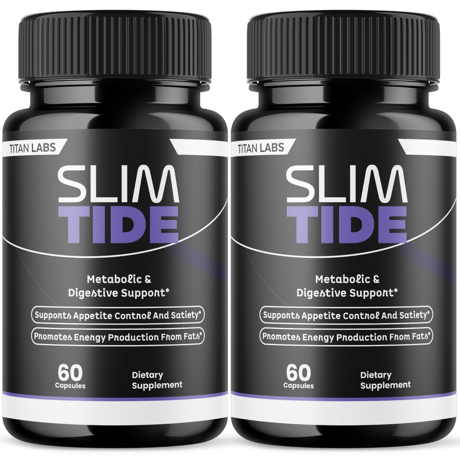 (2 Pack) Slimtide Advanced Energy And Fitness Supplement Slim Tide 120 Capsules