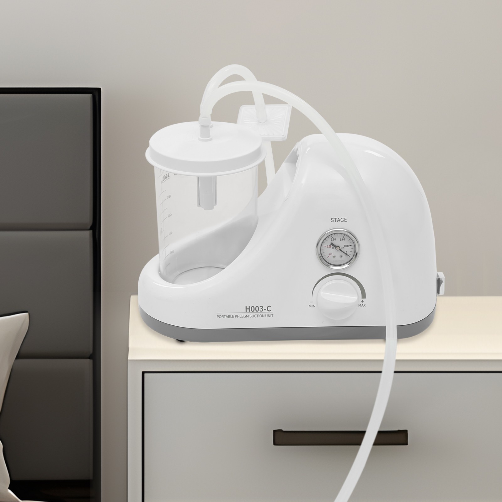Portable Phlegm Suction Machine, Portable Phlegm Suction Unit AC 110V 250W