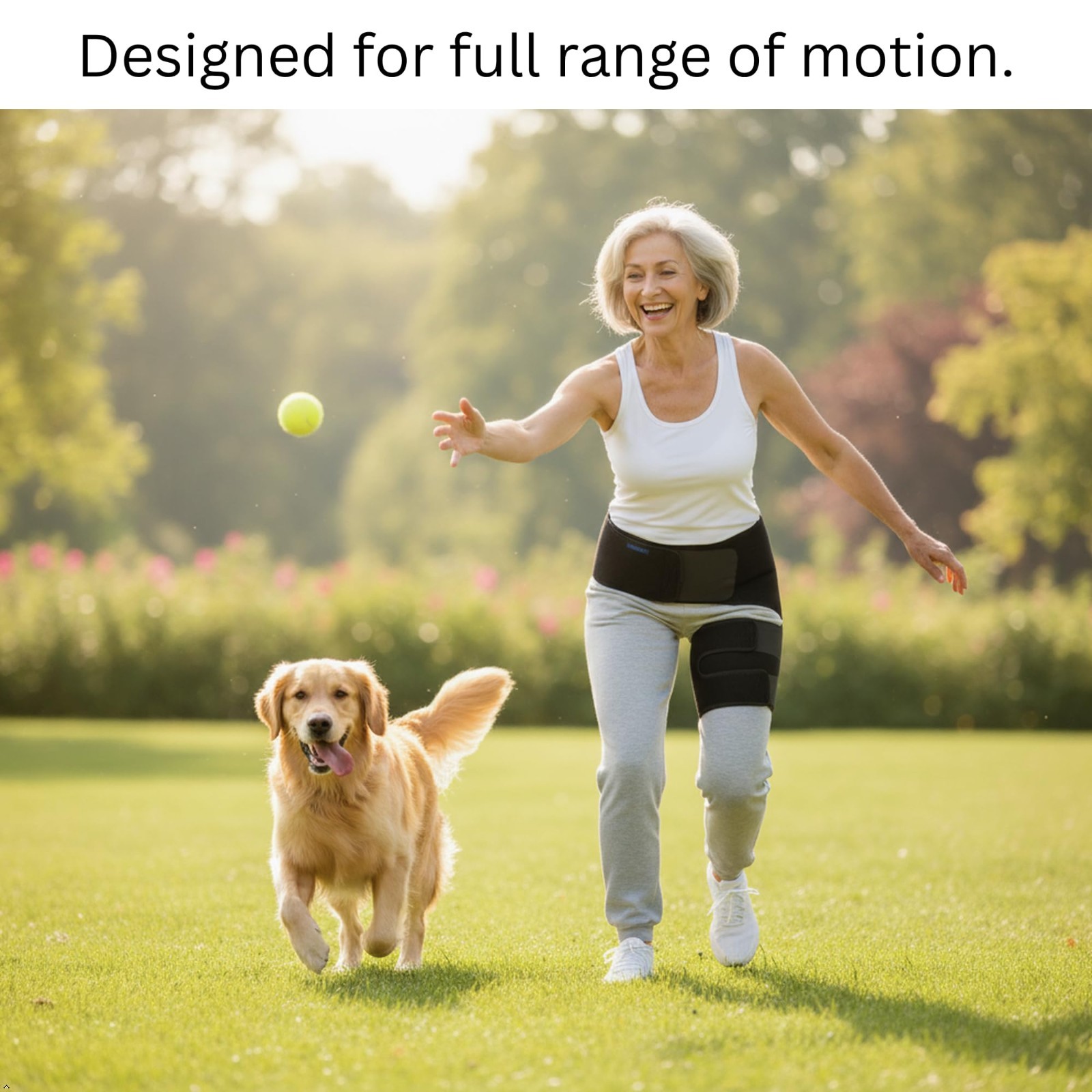 Hip Brace for Sciatica Pain Relief – Compression Support Sleeve for Thigh, Groin