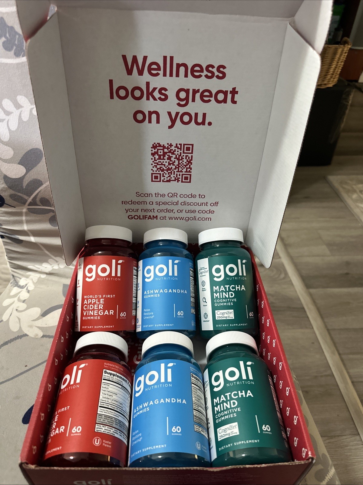 6 Pack Goli Nutrition