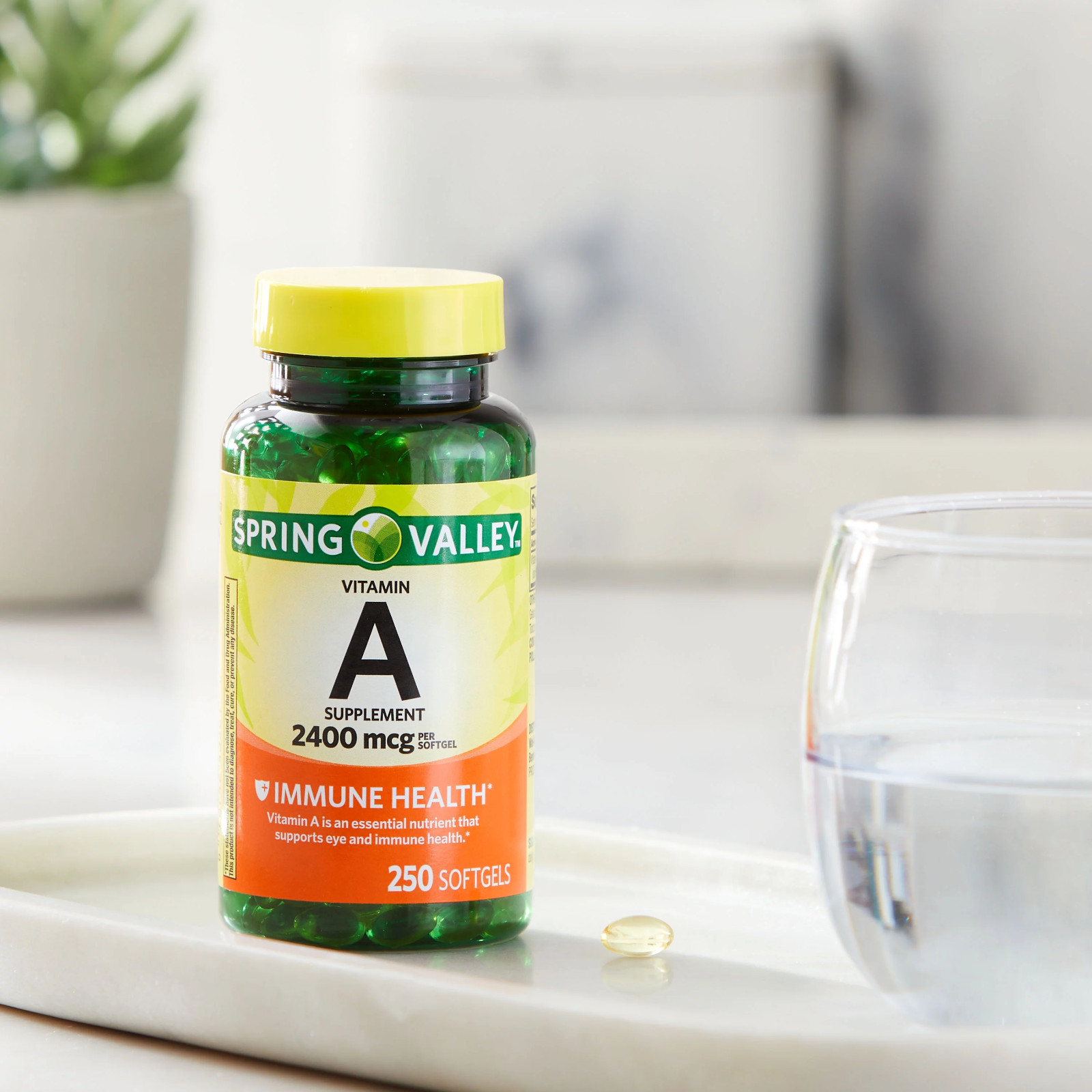 ( 2 PACK )Vitamin a Supplement, 2400 Mcg, 250 Count.