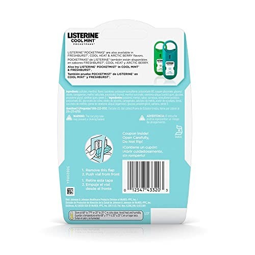 Breath Strips Cool Mint 288 Count Pocket Packs Breath Freshener Bad Breath