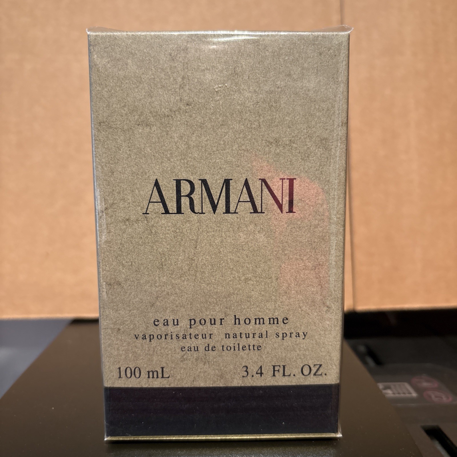 ARMANI Eau Pour Homme Giorgio Armani Eau De Toilette Cologne 3.4oz 100ml sealed
