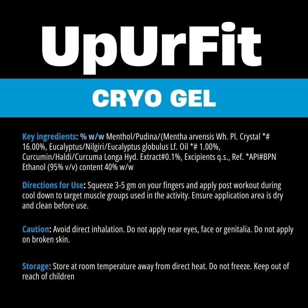 UpUrFit Sports & Workout Cryo Gel Post Sports & Workout Recovery Muscle Soreness