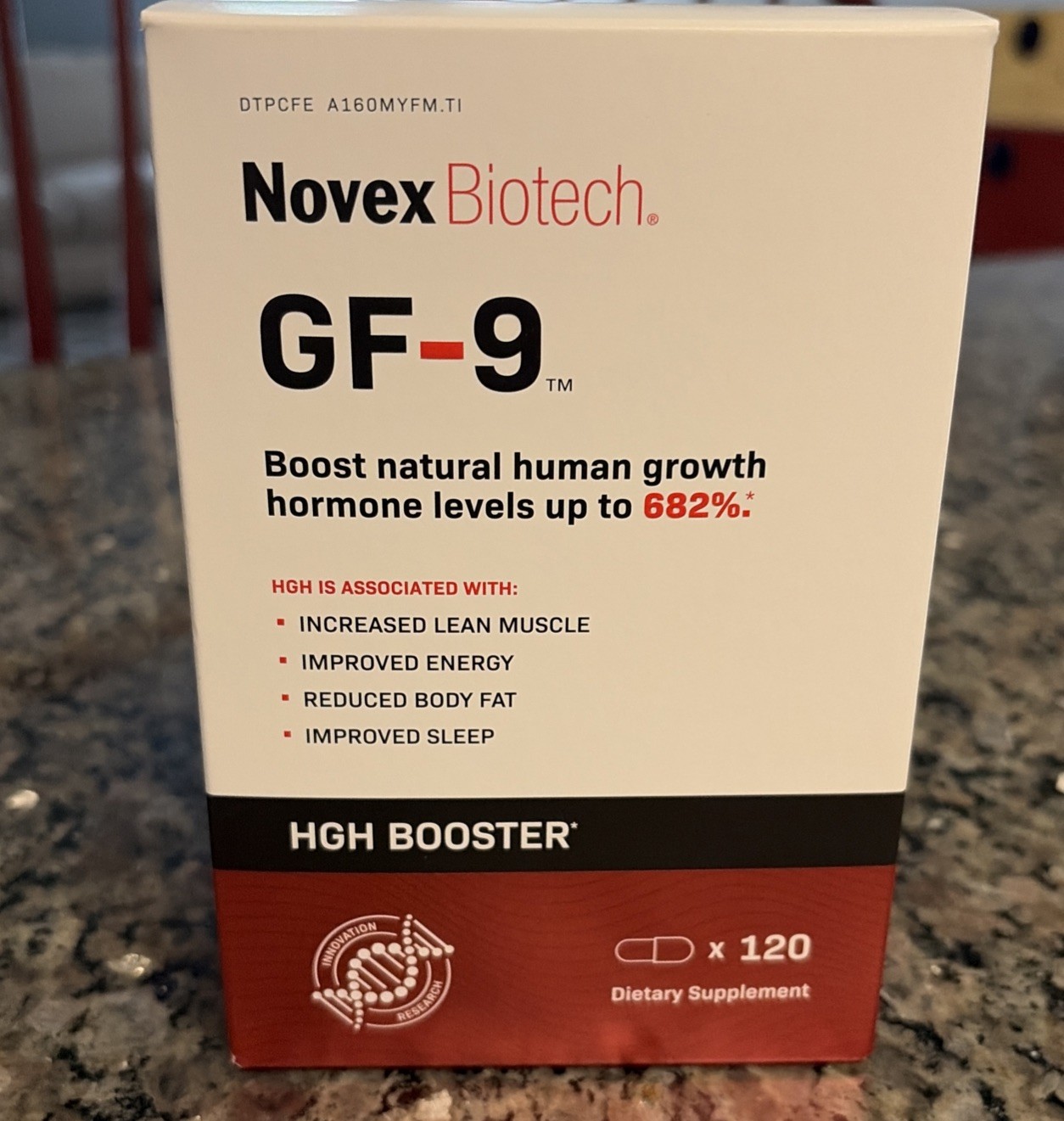Novex Biotech Growth Factor 9 Dietary Supplement GF-9 120 Caps exp 2028