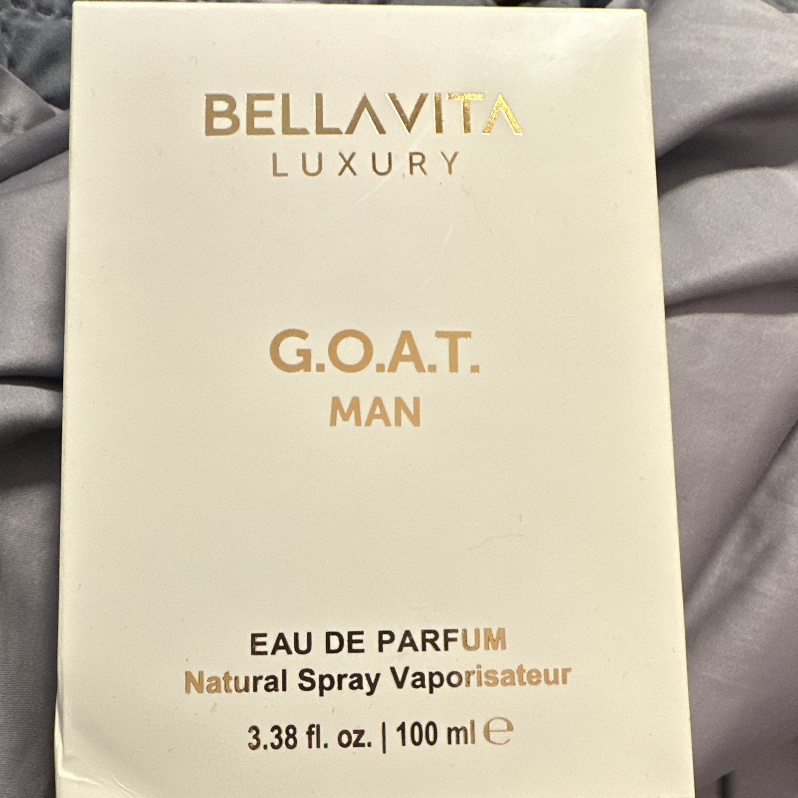 BellaVita Luxury G.O.A.T. Man Eau de Parfum Spray, Regular Size 3.38 fl oz