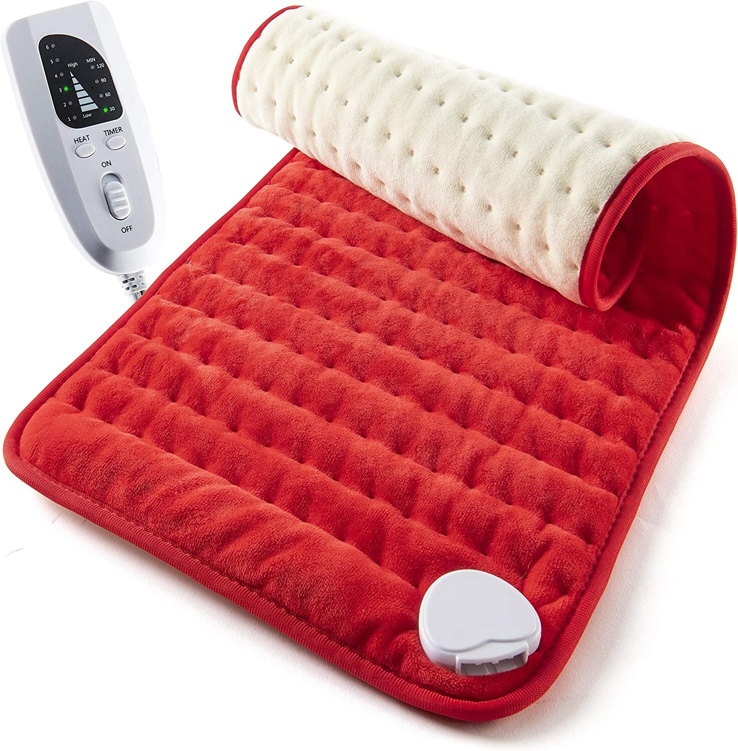 Electric Heating pad for Back Pain and Cramps Relief – 2 Hour auto Off