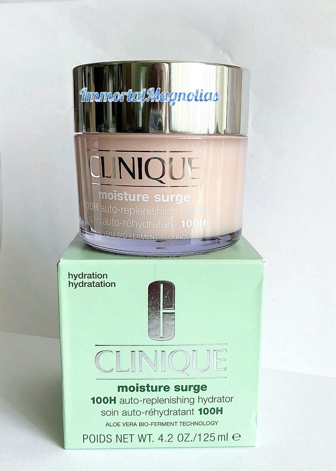 4.2oz Clinique Moisture Surge 100H Replenishing Hydrator Gel Cream moisturizer