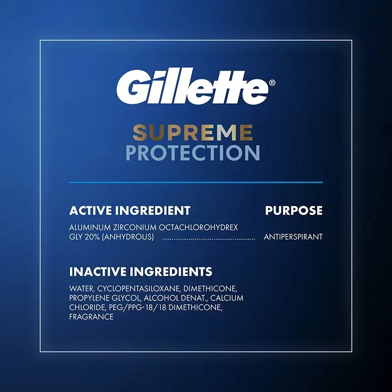 Gillette Clear Gel Antiperspirant Deodorant Cool Wave Men 3.8 oz 5 Pack Fresh