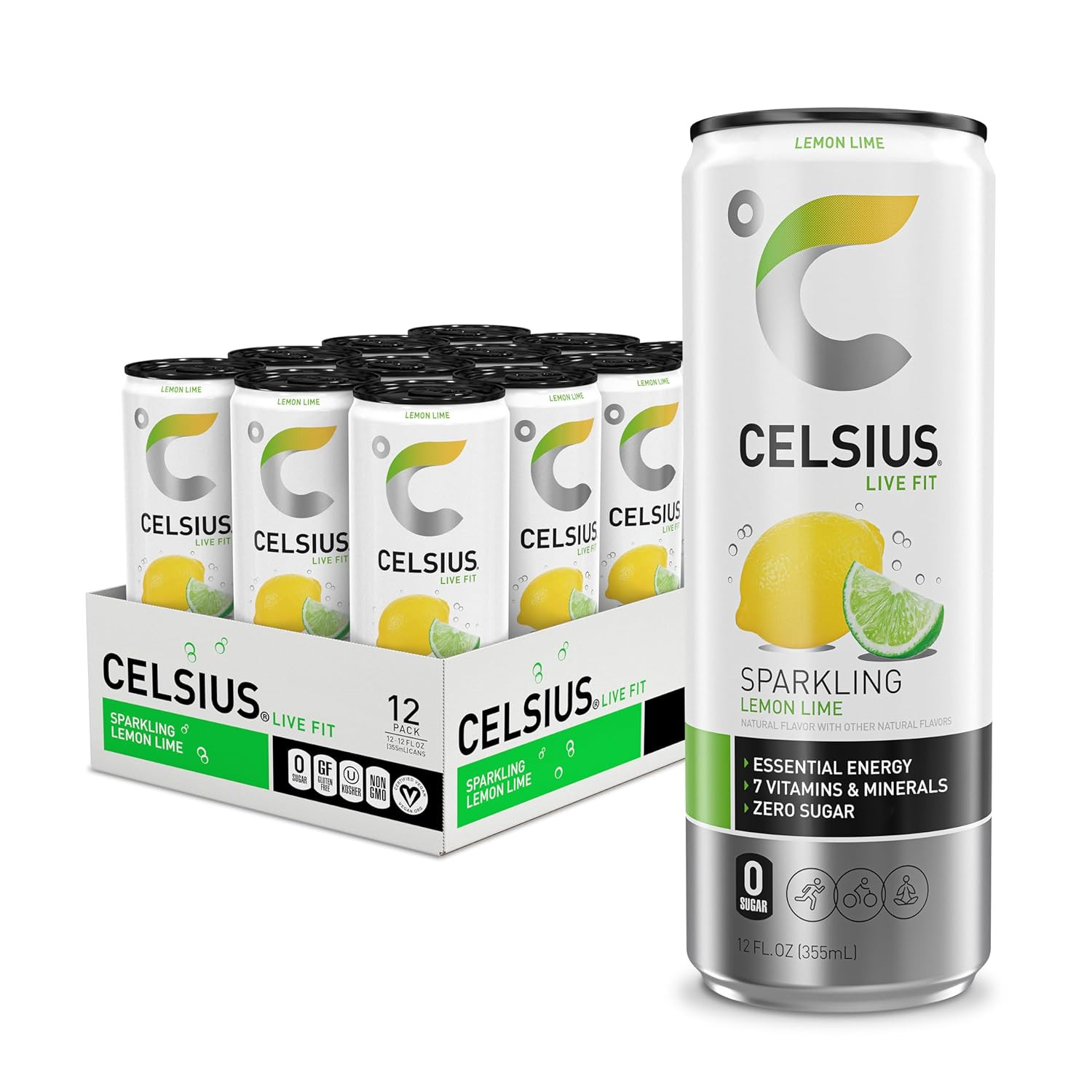 CELSIUS Assorted Flavors Official Variety Pack, Functional Essential Energy Drin