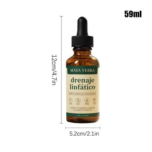 Drenaje Linfatico Herbal Liquid Drops, Traditional Botanical Supplement 2 Fl Oz