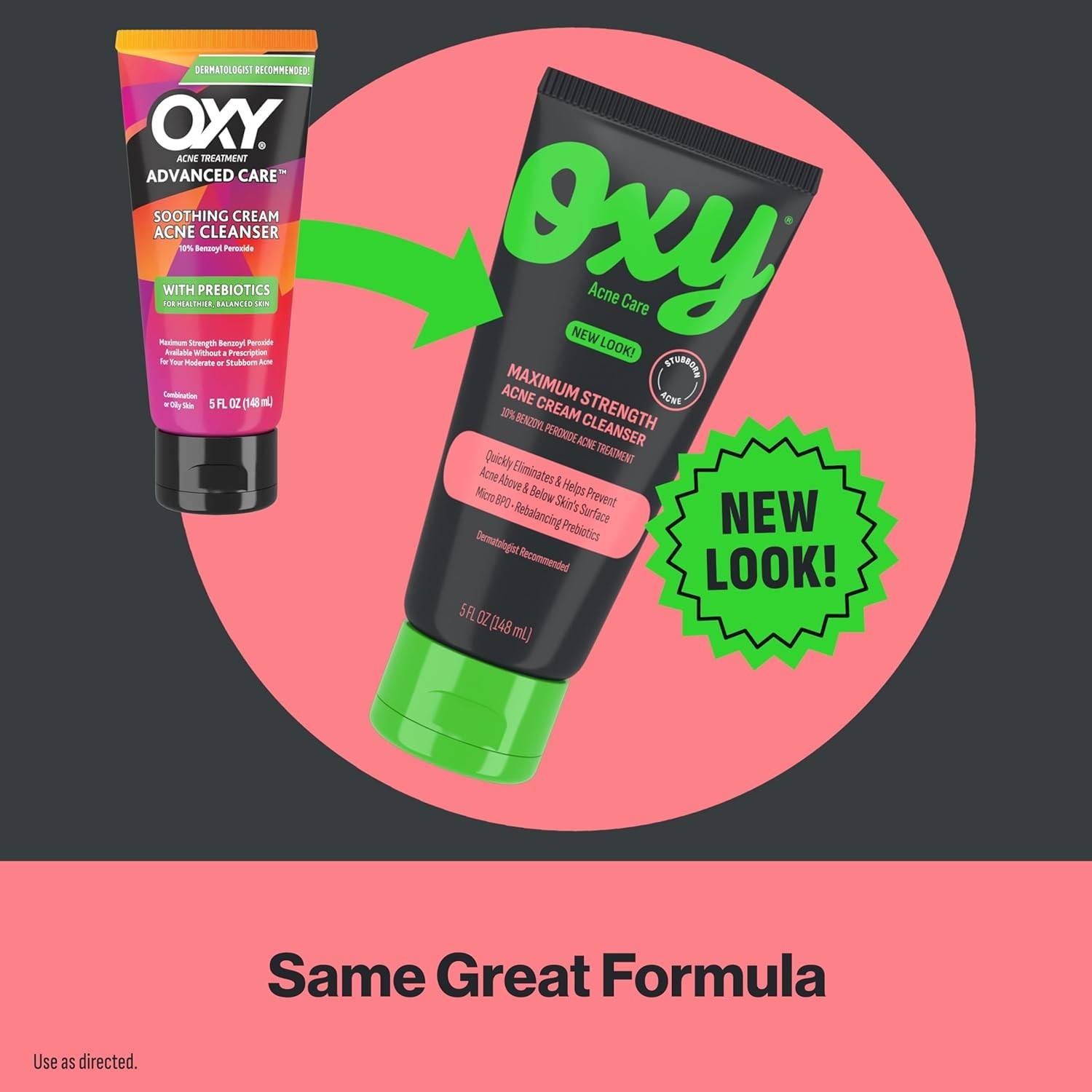 Oxy Maximum Strength Face Wash.