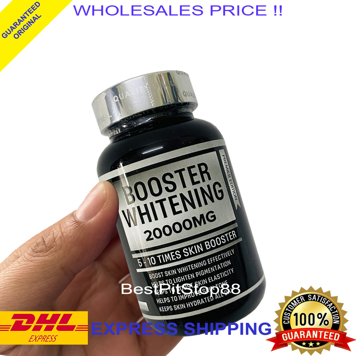 Premier Edition Booster Whitening Skin 10X Skin Booster 20000mg DHL EXPRESS