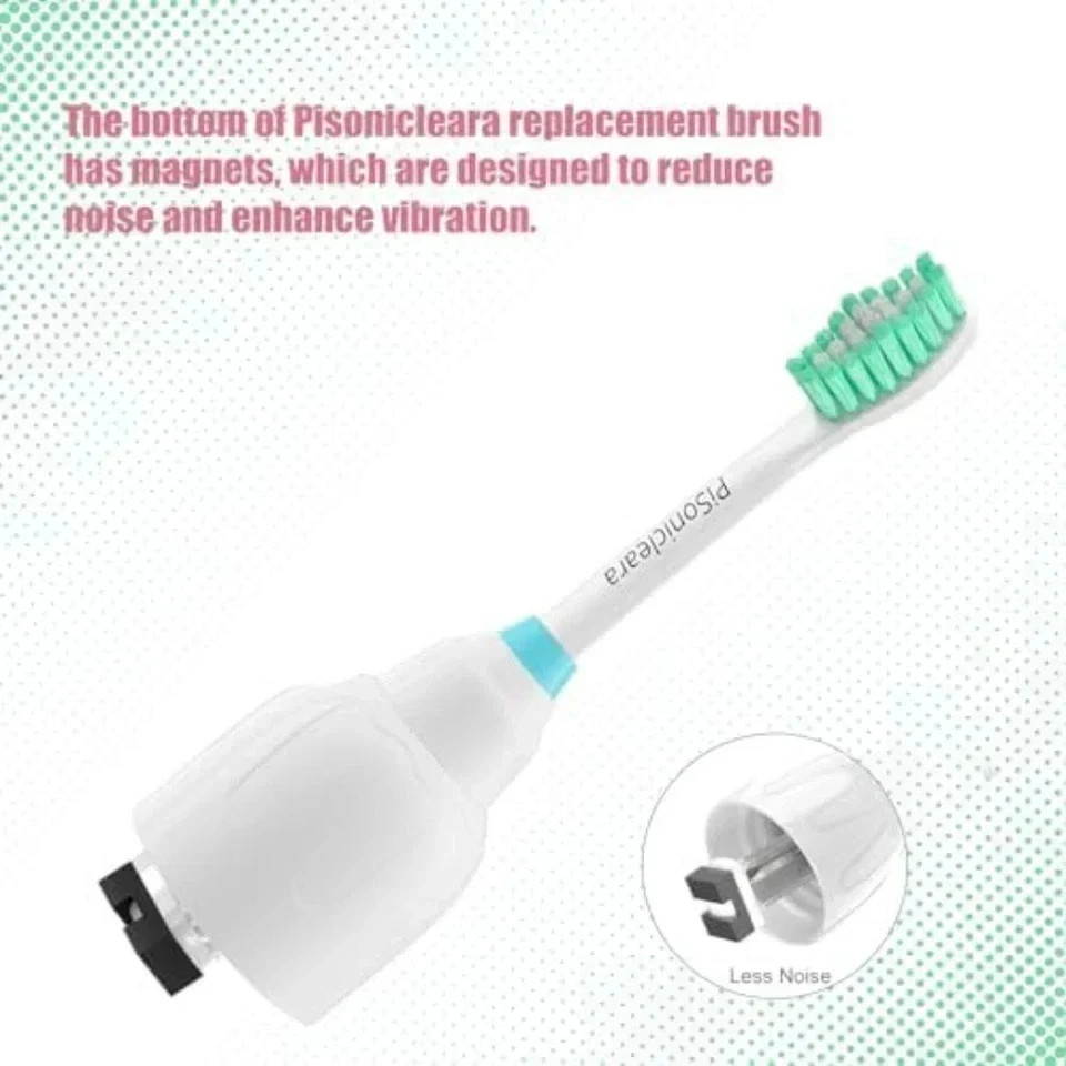 Replacement Toothbrush Heads(6 Pack) Compatible with Philips Sonicare E-Series E