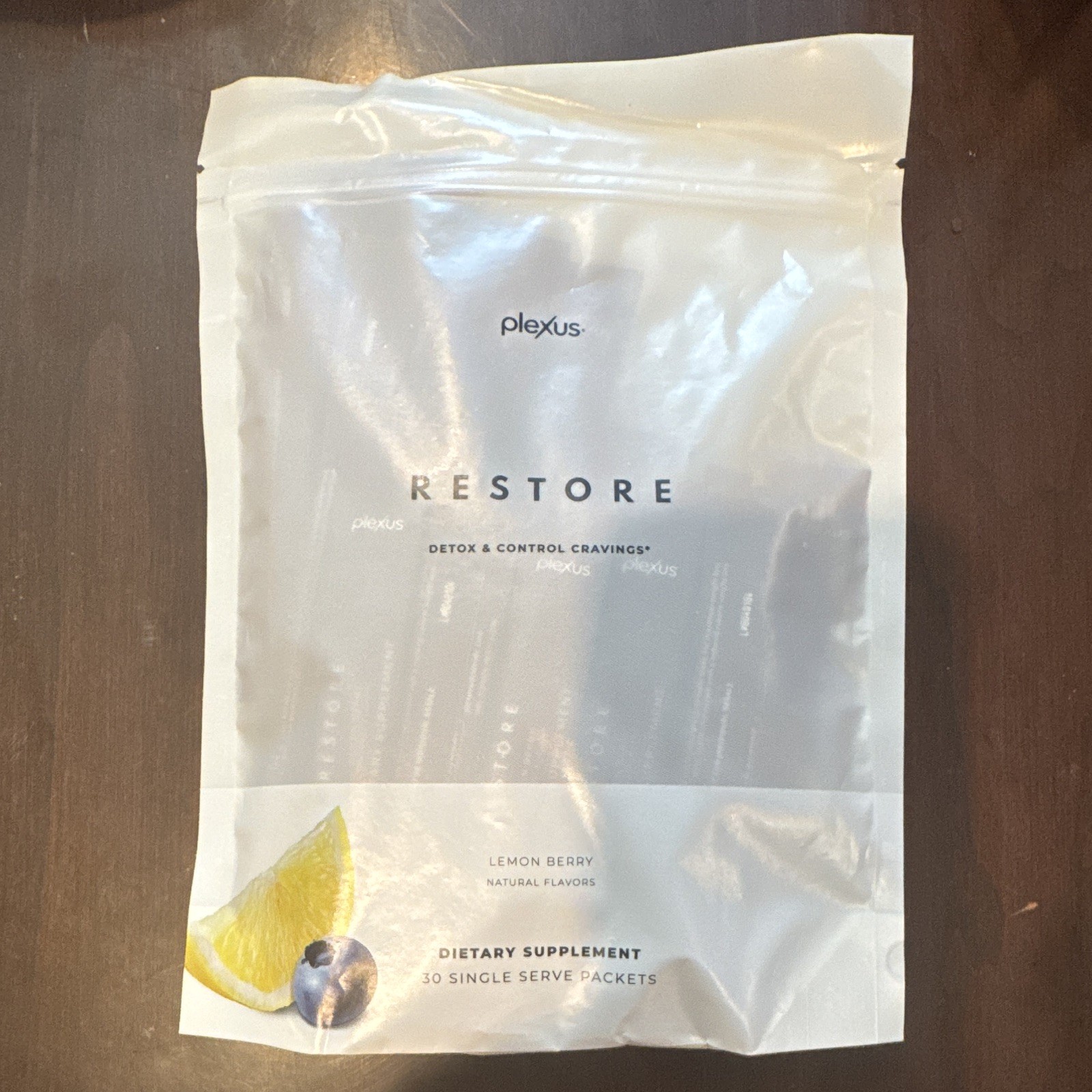 Plexus Restore Dietary Supplement Powder, Lemon Berry Flavor, 30 Packets